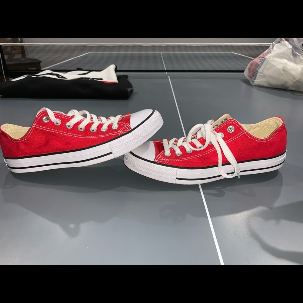 Red Converse Low-top